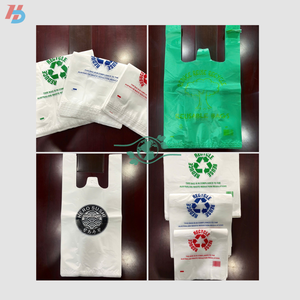 Sacs en plastique-sac personnalisé-sacs de T-shirt d'impression de Shopping-transporteur de gilet de PEHD de supermarché à vendre du Vietnam - Product Image 1