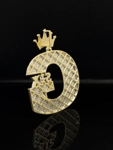 จี้เพชรประดับสแตนเลสสตีลสุดหรูสไตล์ฮิปฮอป - Product Image 2