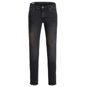 Trendy Light Black High Waist Wide Leg Skinny Jeans Pant para mujer - Product Image 1