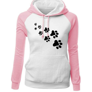 Sudaderas con capucha de diseño personalizado para mujer sudaderas de gran tamaño pulóver suéteres de lana estampado de flores de invierno moda mujer Sudadera con capucha ajustada - Product Image 5