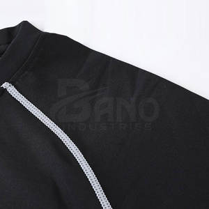 Camisetas de Compresión para Hombre de Secado Rápido y Transpirables, Spandex/Poliéster, Manga Corta, Corte Regular, para Gimnasio, Entrenamiento - Product Image 4