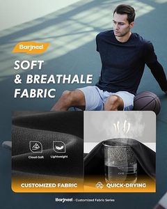 Shorts de sport d'été pour homme, shorts de sport doux et respirants, shorts décontractés fins gris et noir, classiques avec deux poches latérales profondes. - Product Image 2