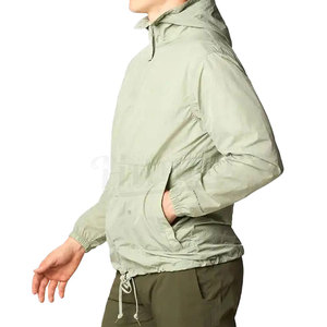 Personalizable transpirable rompevientos impermeable y a prueba de viento de talla grande abrigos para hombre chaquetas al aire libre - Product Image 2