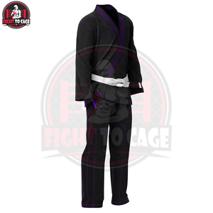 Handmade Machine Washable Stretch Breathable Lightweight Unisex Polyester Cotton BJJ Kimono Martial Arts Uniform - Product Image 5