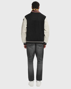 Nouvelle arrivée 2026 Veste de baseball en laine pour homme Haute qualité Col montant Formelle Vente chaude Personnalisée Veste universitaire en polaire cool d'hiver - Product Image 3