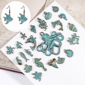 Aksesori Mini jumlah besar direkomendasikan anting-anting hewan desainer lucu mewah liontin Dan - Product Image 4