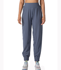 High Waisted 100% Cotton Streetwear Winter <b>Women</b> Jogger <b>Pants</b> Workout Gym Blank - Product Image 1