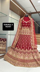 Meilleure vente Lehenga Choli avec broderie de luxe Look glamour Fourniture en gros d'un fournisseur indien - Product Image 3