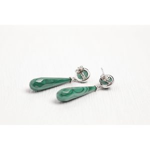 Pendientes de Moda con Corte Facetado en Forma de Gota - Product Image 2