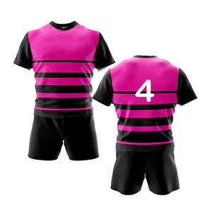 Ropa deportiva, uniforme de rugby de poliéster 100%, uniforme de rugby de calidad superior más vendido para adultos, uniforme de rugby personalizado - Product Image 5