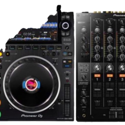 Authentieke Pion-Eer Cdj 3000 2 & 1 Pion-Eer Djm V10 + Vm50 & HDJ-X10 Origineel En Groothandelsprijs