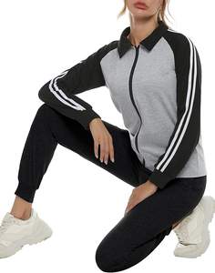 Conjunto Deportivo de Felpa para Mujer, Diseño Personalizado, Nuevo Modelo 2025, 100% Algodón, Cintura Elástica, Ropa Deportiva Informal para Calle o Gimnasio - Product Image 4