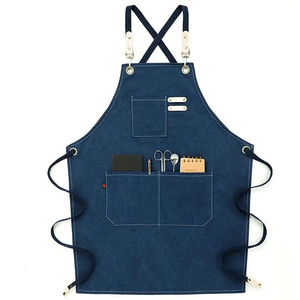 Cocina Delantales impermeables Mujeres Delantales con bolsillos Delantales - Product Image 5
