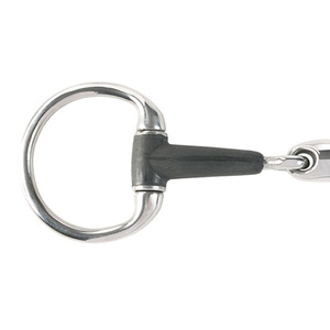 Boca de goma French Eggbutt Bit, broca de acero inoxidable Para Caballo, tachuela ecuestre, equipo de entrenamiento y equitación - Product Image 4