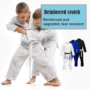 Meilleures ventes d'uniformes d'arts martiaux Costumes Gi Uniforme de karaté Bjj Judo Fabriqué par des commerçants d'ailes Costume de karaté pour enfants - Product Image 2