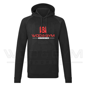 เสื้อฮู้ดกันหนาวสำหรับผู้ชายผ้าคอตตอนพิมพ์ลายปักลายขนแกะสีพื้นสำหรับฤดูหนาวโลโก้ตามสั่ง - Product Image 1