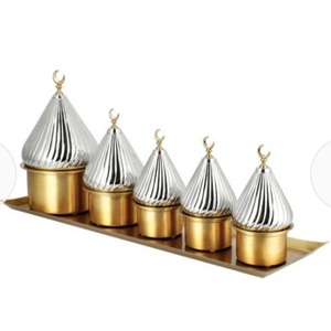 Nouvel Arrivage Looking Unique Style Fête De Mariage Décoration De Table Traiteur Service En Métal Plaqué Or Plateau De Service Hôtel - Product Image 1