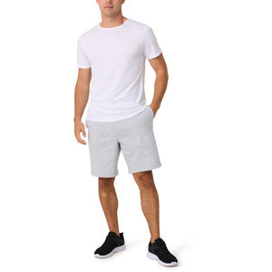 Pantalones cortos de entrenamiento de gimnasio de felpa francesa de algodón 100% para hombre, 5 pulgadas, Color sólido, respetuosos con el medio ambiente, para correr en verano - Product Image 6