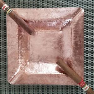 Cenicero de cobre clásico Natural, encimera de mesa, Cenicero de cigarrillos para Hotel, restaurante, hogar, oficina, interior, exterior, venta al por mayor - Product Image 2