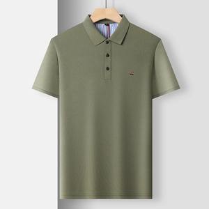 Men's Casual Fashion Breathable Polo Shirt Comfortable Embroidered <b>Top</b> for Business And Leisure - Product Image 3