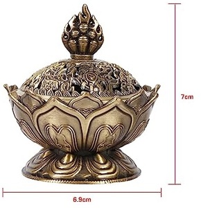 Precio asequible exquisito nuevo soporte de palo de incienso portátil de cerámica personalizado para el hogar quemador de incienso de lujo quemador de incienso de Metal - Product Image 3