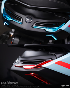 Luz Trasera LED para Motocicleta, 4 Lentes, AJNMAX-TL para NMAX V3, Modificación y Mejora |   Accesorios para Sistema de Iluminación Trasera con Garantía de 12 Meses - Product Image 4