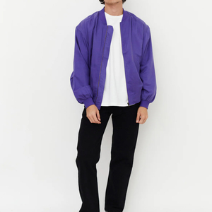 Chaqueta Bomber Impermeable con Cuello Alto y Logotipo Personalizado, Estilo Urbano, Talla Grande, Servicio OEM, en Oferta - Product Image 4