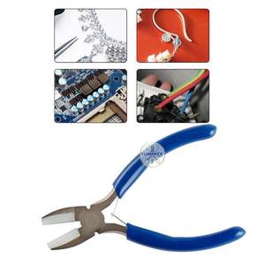 Stainless Steel Jaw Pliers for Jewelry Making Flat Nose & Chain Nose Pliers Light <b>Weight</b> Handmade Jewelry Repair Tool - Product Image 2