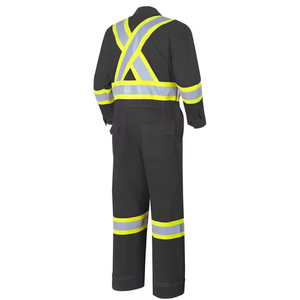 Vêtements de travail pour hommes pour le printemps et l'automne, protection du travail de construction, combinaison en polyester épaisse, résistante au feu, respirante, haute visibilité - Product Image 6