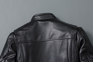 Prix de gros OEM, designs de mode personnalisés, veste de motard classique, veste en cuir PU synthétique pour hommes - Product Image 4