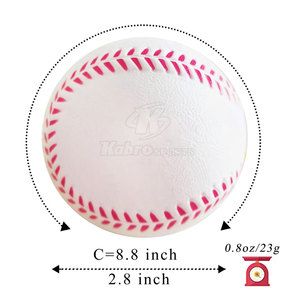 2025 dernier style balles de baseball de qualité supérieure/meilleur prix d'usine balles de baseball de couleur personnalisée - Product Image 2