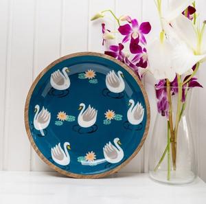 Tazón de Madera Esmaltada Hecho a Mano para Servir Ensaladas, Frutas, Bocadillos, Decoración del Hogar, Artículo de Regalo - Product Image 2