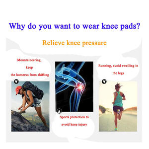 Bandages élastiques personnalisés pour les genoux en néoprène super lourd unisexe - Product Image 3