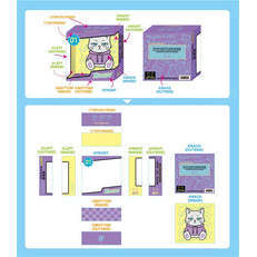 Mini Bloque Acrílico con Diseño Impreso de 6 Caras para Proyectos de Manualidades - Product Image 6