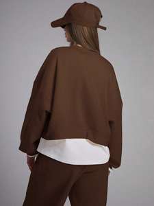 Conjunto Deportivo Informal de Invierno de Primera Calidad para Hombre y Mujer, Sudadera con Capucha y Pantalones Deportivos de Dos Piezas, Transpirable, 100% Nailon - Product Image 3