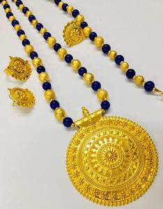 Good Luck Open Feather Peacock Best Quality Indian <b>Cloth</b> Fashion Jewelry Necklace 24K Gold Plated Zircon Chains Sets - Product Image 5