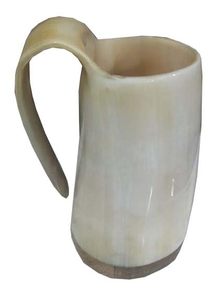 Vaso de cuerno natural para beber, tazas de cerámica para fiestas en casa y uso en hoteles - Product Image 2