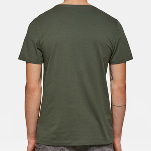 T-shirt vierge avec impression personnalisée 100% coton peigné T-shirts pour hommes vente en gros Streetwear décontracté T-shirts pour hommes avec impression bouffante - Product Image 4