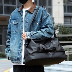 กระเป๋าเดินทางกันน้ำสำหรับใส่เล่นกีฬาในยิมใช้ในช่วงสุดสัปดาห์กันน้ำได้ช่องรองเท้าแบบแยกเปียกแห้งสำหรับฝึกกีฬา - Product Image 5