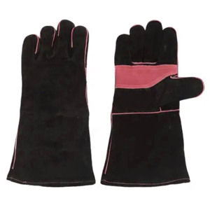 Guantes de Seguridad Reforzados de Cuero Vacuno Resistente al Calor, Antideslizantes, Duraderos y Flexibles, con Puño de Seguridad para Trabajo Industrial y Soldadura - Product Image 2