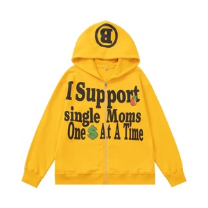 OEM Fac High Quty 100% coton Fl Sweat à capuche zippé personnalisé Sweatshirts thermiques lourds pour hommes Taille 6XL avec motif imprimé - Product Image 6