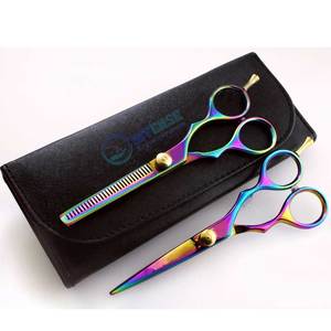 Tijeras de Peluquería Profesionales, Juego de Tijeras de Peluquería y Adelgazamiento Afiladas para Estilistas de Salón y Herramientas de Corte de Cabello en Casa - Product Image 2