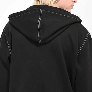 เสื้อสตรีทแวร์ ปักลายแมงมุม สไตล์วินเทจ ล้างสีแบบแอซิด แต่งสีบล็อก ปะติดปะต่อ ผ้าฝ้าย 100% สำหรับผู้ชาย - Product Image 4