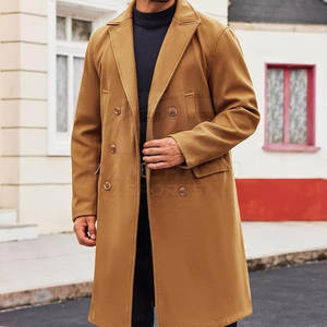 <b>Men</b> <b>Long</b> <b>Coat</b> Thick Tailored Fit Winter Overcoat <b>Men</b> <b>Long</b> <b>Coat</b> Modern Outdoor Casual Outerwear <b>Men</b> <b>Long</b> <b>Coat</b> - Product Image 2
