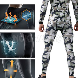 Conjunto de compresión de impresión por sublimación transpirable Gimnasio Fitness Wear Conjunto de compresión más vendido - Product Image 4