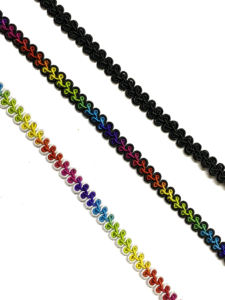 Wholesale Eco-Friendly DIY Sewing Garment Accessories Metallic Gold <b>Silver</b> Trimming Lace Ribbon Decorative Craft <b>Bags</b> Sequined - Product Image 4