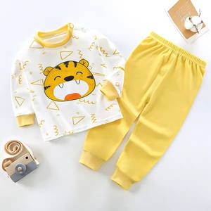 Ensemble de vêtements de printemps élégants pour enfants, sweat-shirt et pantalon en coton, tenue streetwear de printemps pour garçons et filles, ensemble sweat-shirt et pantalon - Product Image 4