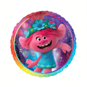 Globo de Aluminio de Trolls de 43 cm, Decoraciones para Fiestas, Bolsa de 2 Piezas - Product Image 2