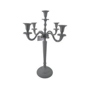 Candelabro de aluminio de cinco brazos de cobre utilizado para el hogar decorativo metálico de alta calidad hecho a mano candelabros de suelo - Product Image 5