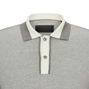 Polo informal para hombre, diseño de moda sencillo con logotipo personalizado, alta calidad, transpirable, talla grande, patrón sólido, precio - Product Image 2